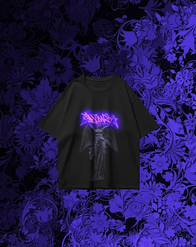 Ninja Angel Oversized T Shirt