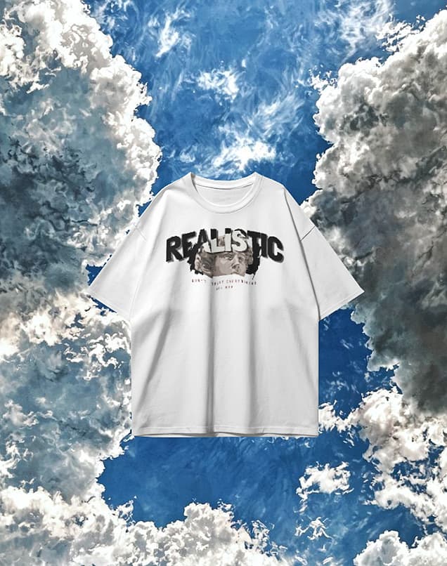 REALISTIC Oversized T shirt